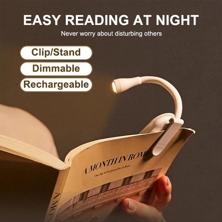 Immerse: Clip Book Reading Light - Image 2